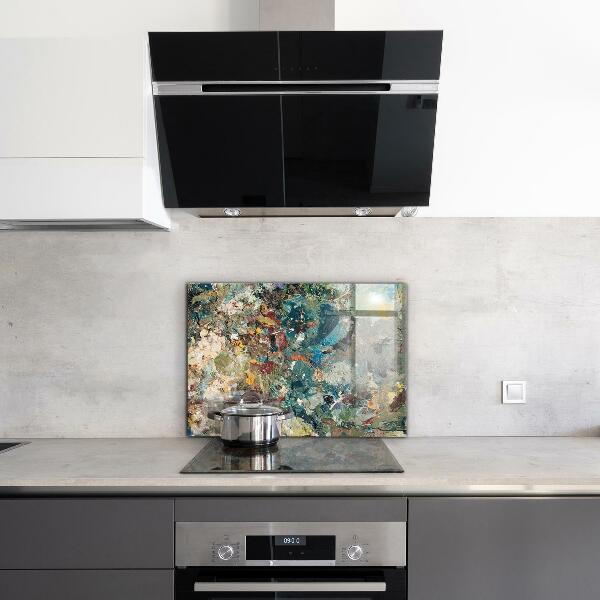 Pannello schienali cucina Trama di pittura ad olio