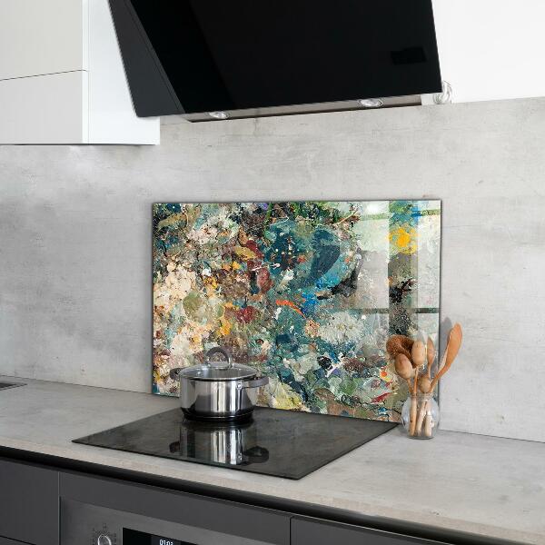 Pannello schienali cucina Trama di pittura ad olio