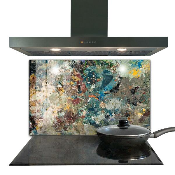 Pannello schienali cucina Trama di pittura ad olio