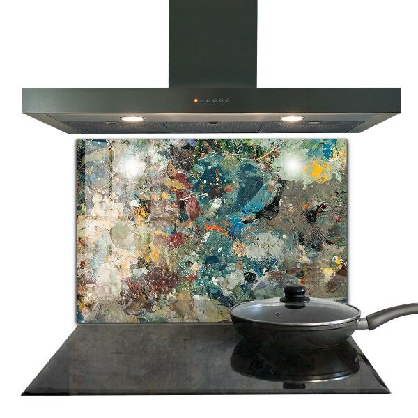 Pannello schienali cucina Trama di pittura ad olio