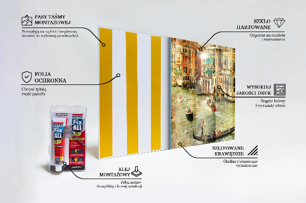 Pannello paraschizzi cucina Italia venezia immagine d'epoca