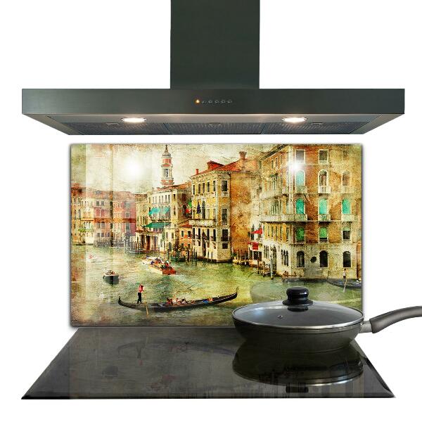 Pannello paraschizzi cucina Italia venezia immagine d'epoca