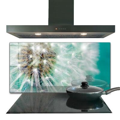 Rivestimento parete cucina Dente di leone nella pianta eolica