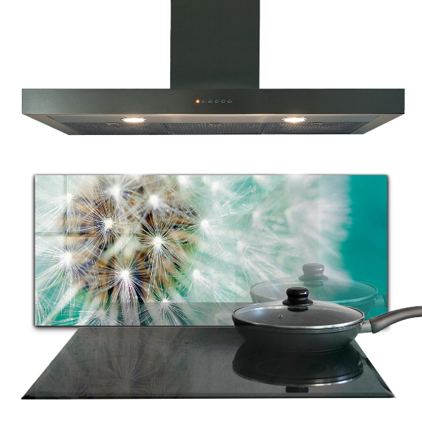 Rivestimento parete cucina Dente di leone nella pianta eolica