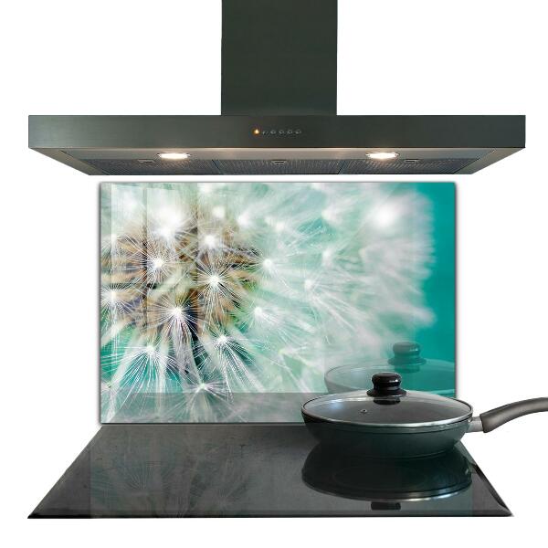 Rivestimento parete cucina Dente di leone nella pianta eolica