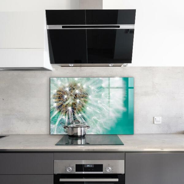 Rivestimento parete cucina Dente di leone nella pianta eolica