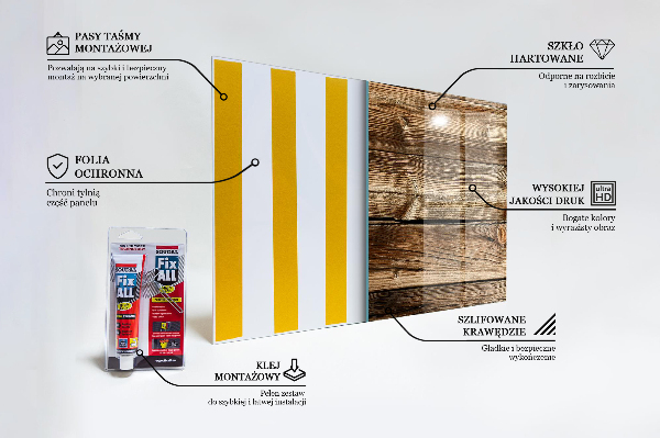 Pannello schienali cucina Struttura in legno