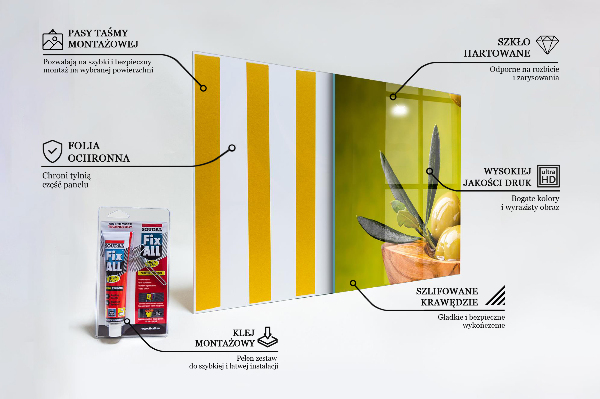 Pannello paraschizzi cucina Olive fresche verdi