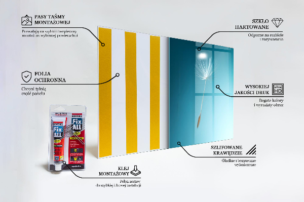 Rivestimento parete cucina Dente di leone dente di leone nel vento