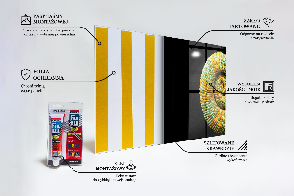 Pannello paraschizzi cucina Natura della coda del camaleonte