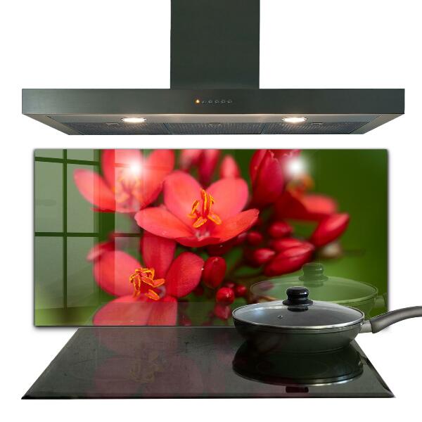 Rivestimento parete cucina Boccioli di fiori in fiore