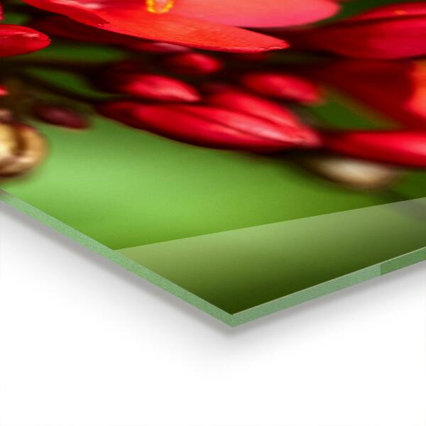 Rivestimento parete cucina Boccioli di fiori in fiore