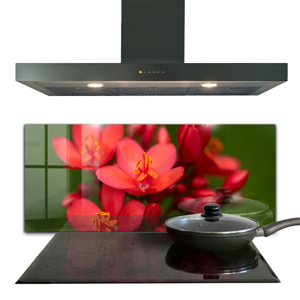 Rivestimento parete cucina Boccioli di fiori in fiore