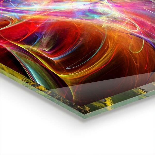 Pannello paraschizzi cucina Energia vibrante astratta