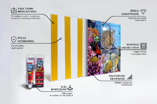 Pannello paraschizzi cucina Barriera corallina dei caraibi