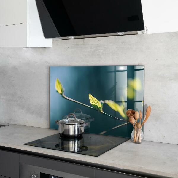 Rivestimento parete cucina Foglia lucida sul ramo