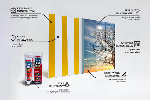 Pannello paraschizzi cucina Prato paesaggistico al mattino