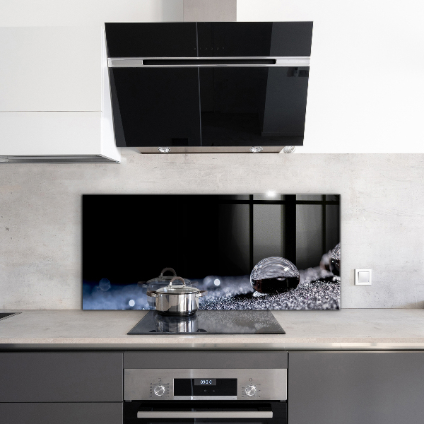 Pannello paraschizzi cucina Una goccia di rugiada al mattino