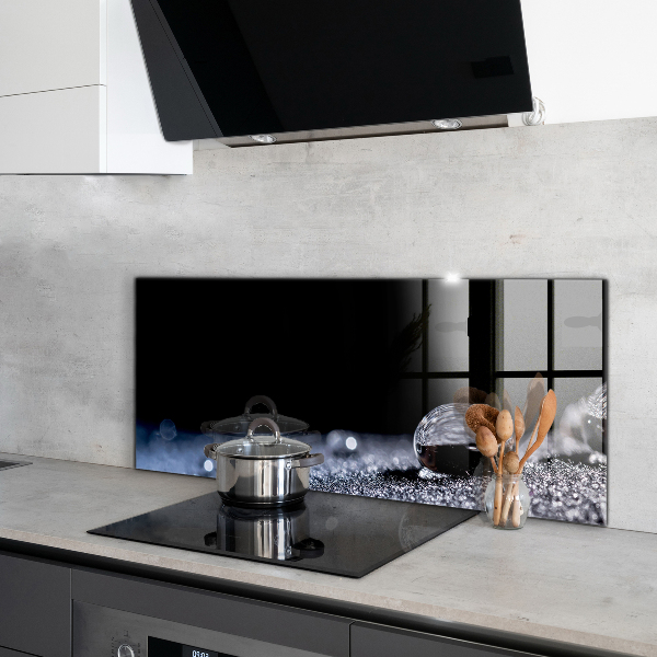 Pannello paraschizzi cucina Una goccia di rugiada al mattino