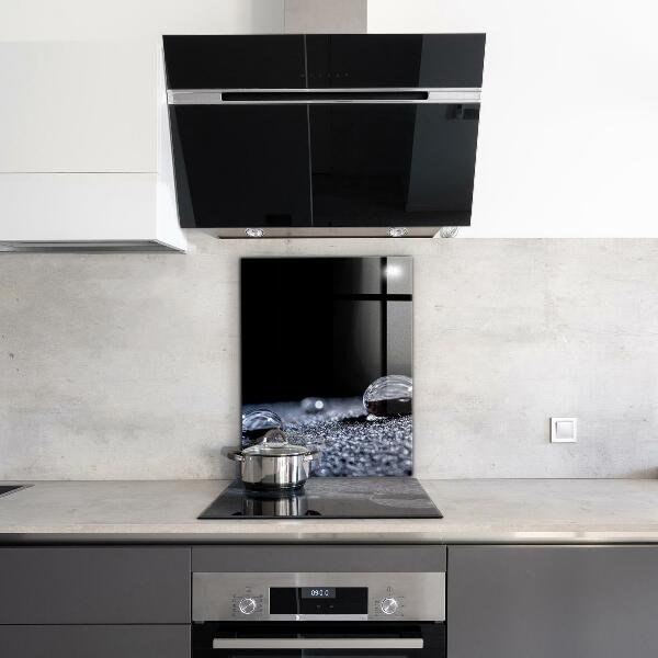 Pannello paraschizzi cucina Una goccia di rugiada al mattino