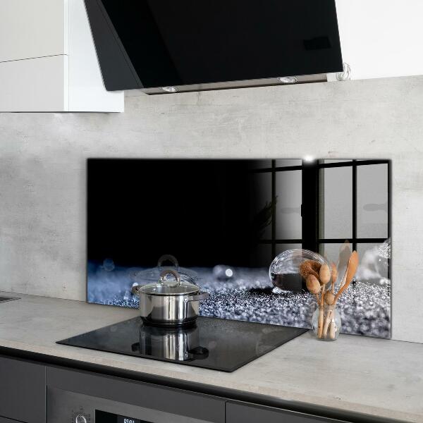 Pannello paraschizzi cucina Una goccia di rugiada al mattino