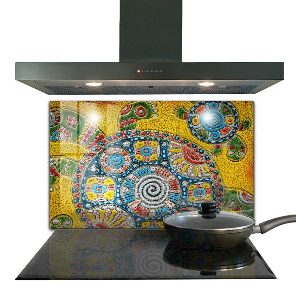 Pannello paraschizzi cucina Mosaico in ceramica tartaruga