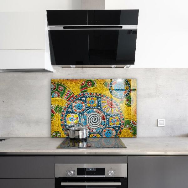 Pannello paraschizzi cucina Mosaico in ceramica tartaruga