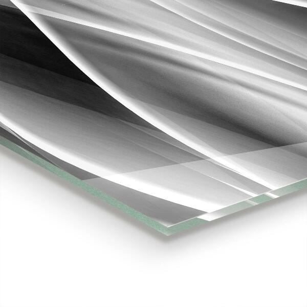 Pannello paraschizzi cucina Energia astratta dell'onda grigia