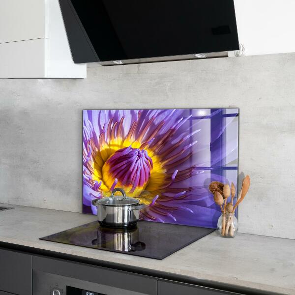 Rivestimento parete cucina Dettagli del fiore viola