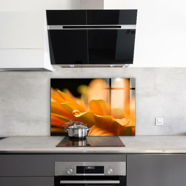 Pannello paraschizzi cucina Fiore di gerber