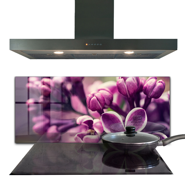 Pannello paraschizzi cucina Bellezza naturale dei gigli rosa