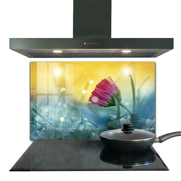 Pannello retrocucina Delicata margherita nel prato