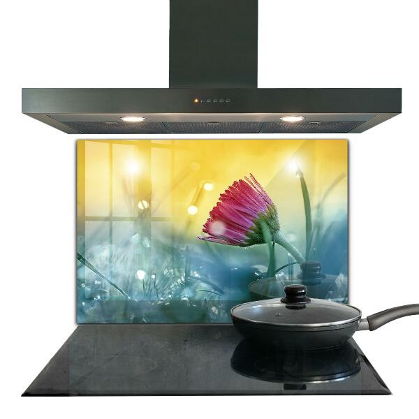 Pannello retrocucina Delicata margherita nel prato