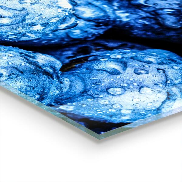 Pannello paraschizzi cucina Bacche di mirtilli maturi