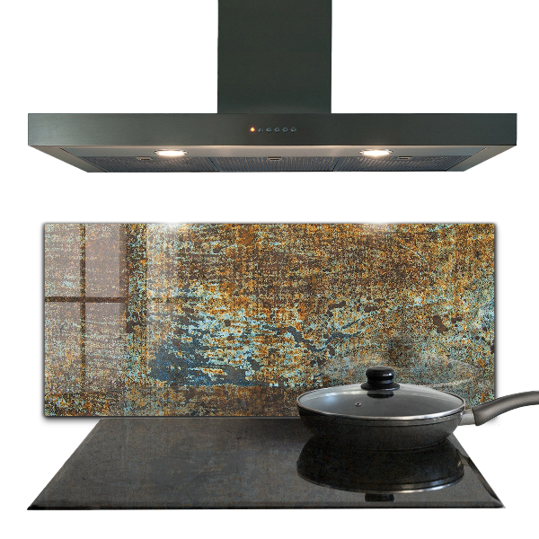 Pannello paraschizzi cucina Vecchia struttura del metallo