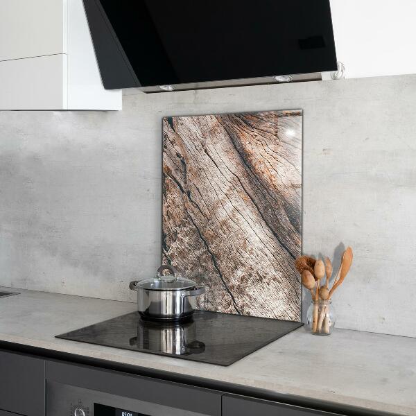 Pannello paraschizzi cucina Struttura del tronco della corteccia di albero