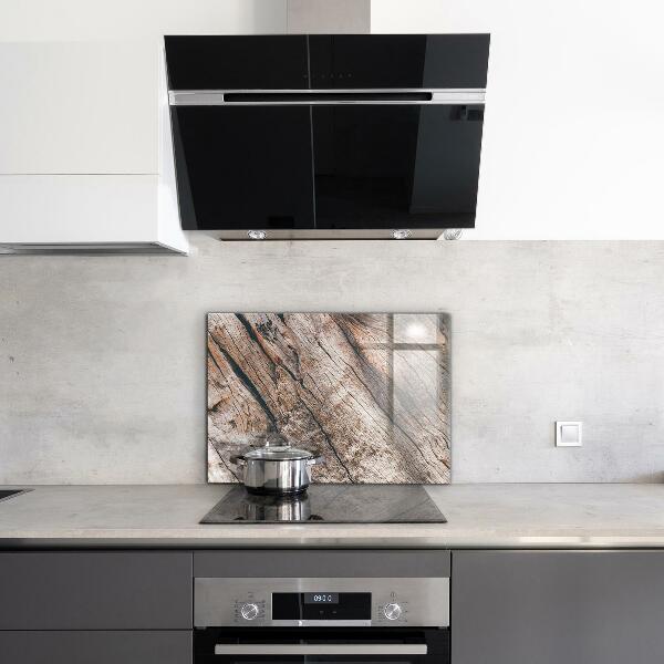 Pannello paraschizzi cucina Struttura del tronco della corteccia di albero