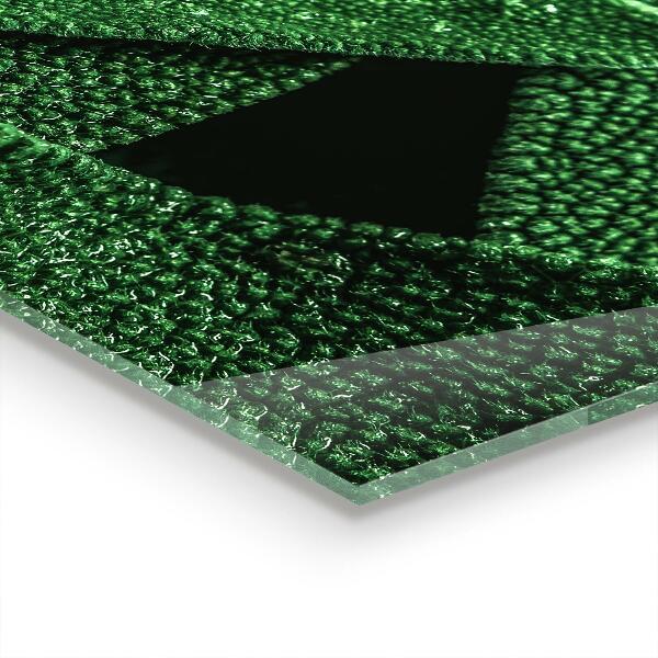 Pannello retrocucina Foglie verdi dopo la pioggia