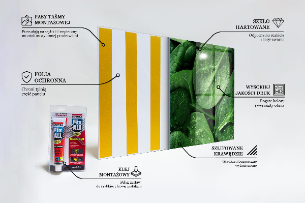 Pannello retrocucina Gli spinaci lasciano la salute