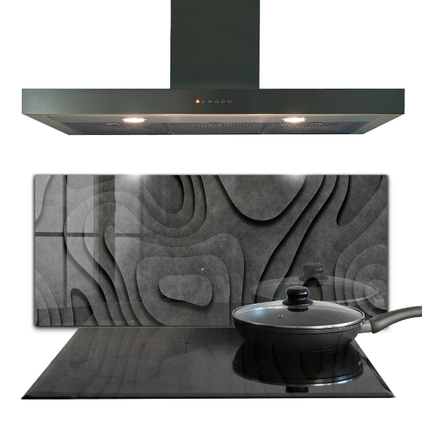 Pannello paraschizzi cucina Astrazione di texture grigia