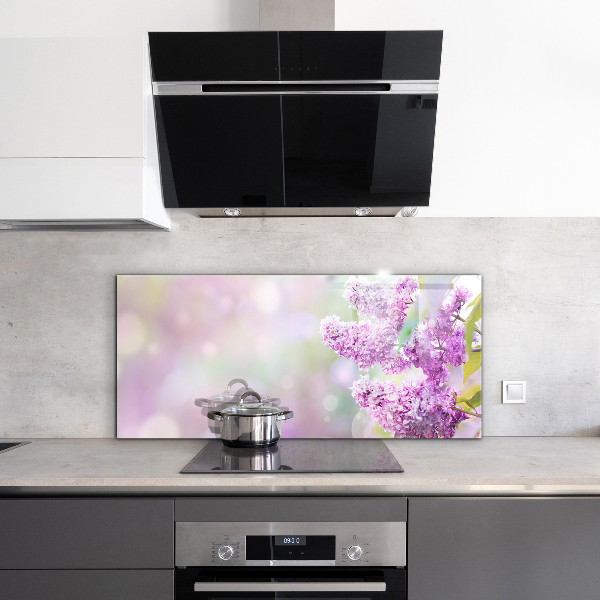 Pannello retrocucina Estate lilla in fiore nel giardino