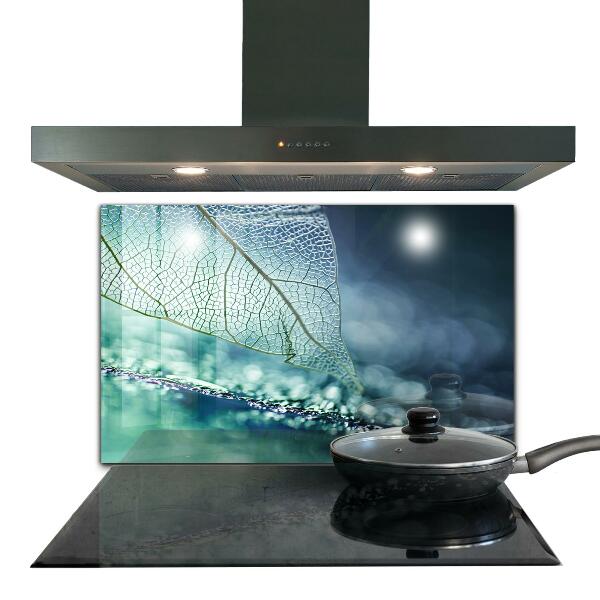 Pannello retrocucina Texture delicata delle foglie