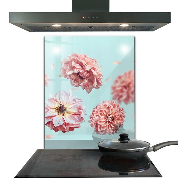 Pannello retrocucina Composizione di fiori in volo