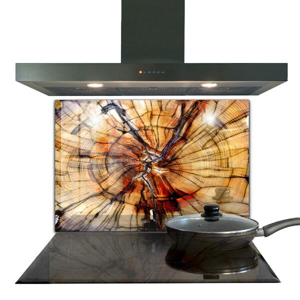 Pannello retrocucina Grani di legno naturale