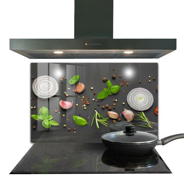 Pannello paraschizzi cucina Spezie cucina italiana