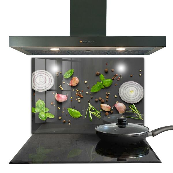 Pannello paraschizzi cucina Spezie cucina italiana