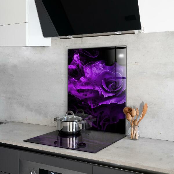 Pannello retrocucina Fumo astratto di rosa viola
