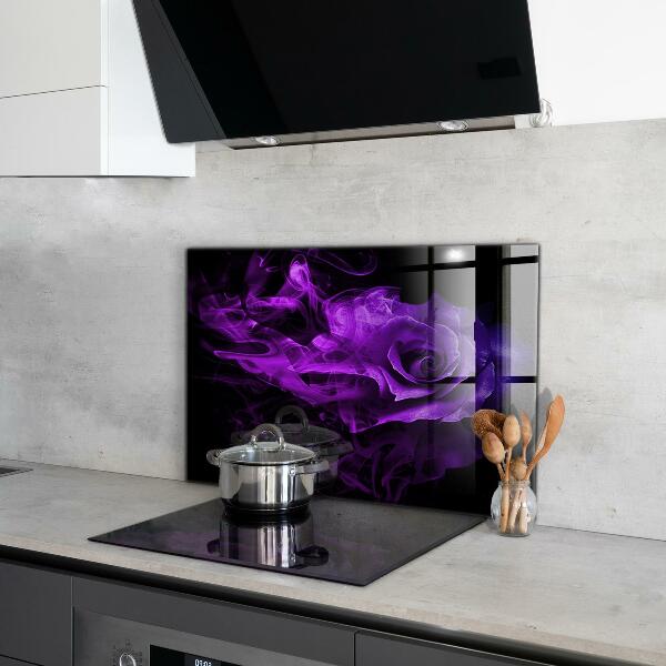 Pannello retrocucina Fumo astratto di rosa viola