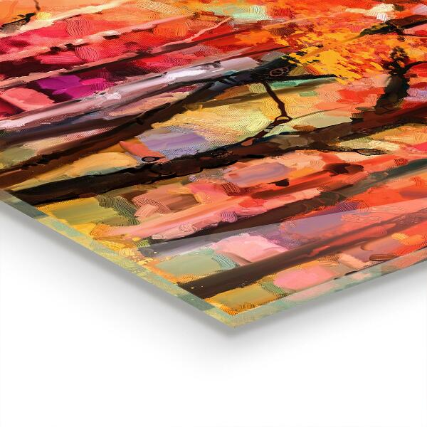 Pannello paraschizzi cucina Alberi autunnali nel parco