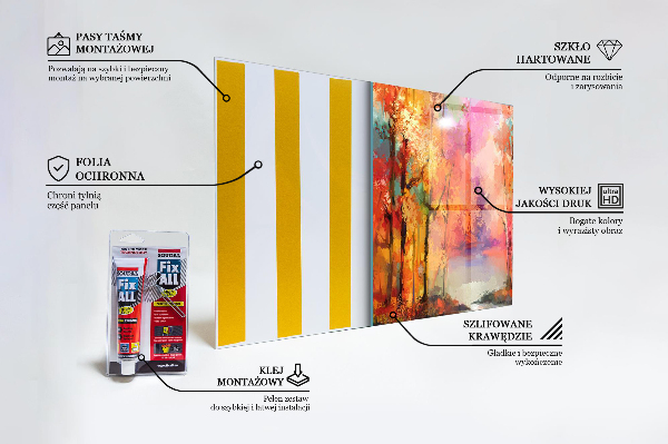 Pannello paraschizzi cucina Alberi autunnali nel parco